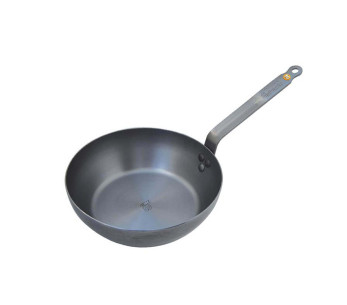 Frigideira De Buyer Minéral B Elemento borda alta em ferro 28cm