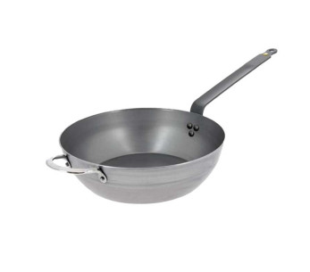 Frigideira De Buyer Minéral B Elemento de bordo alto em ferro 32cm