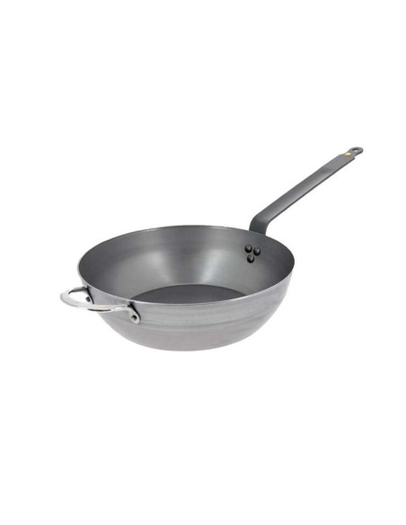 Frigideira De Buyer Minéral B Elemento de bordo alto em ferro 32cm