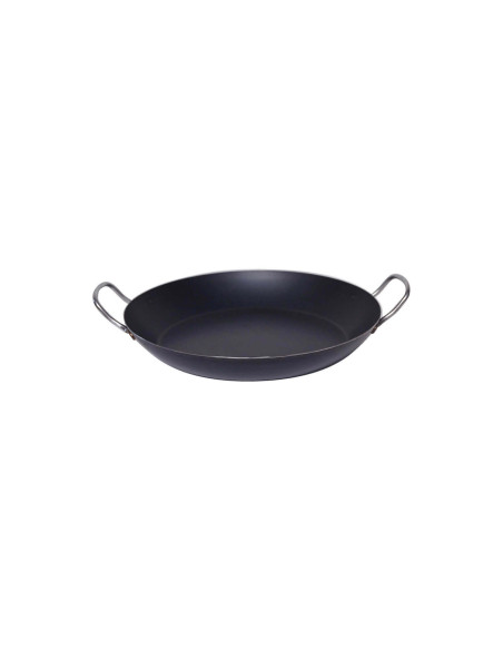 De Buyer La Lyonnaise paella pan in blue sheet metal