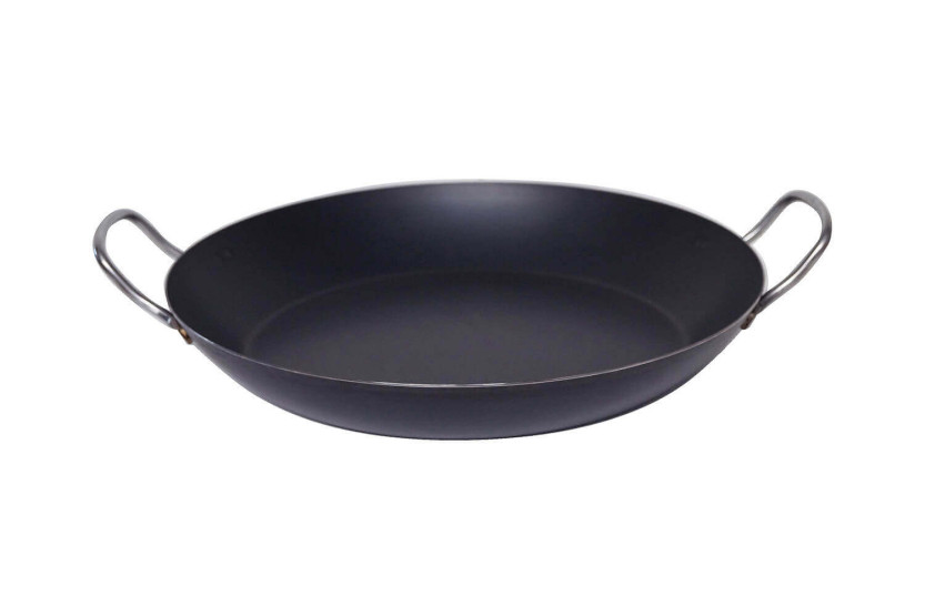 Panela para paella De Buyer La Lyonnaise em chapa metálica azul