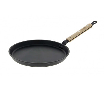 De Buyer Choc B Sartén antiadherente para tortitas Aluminio forjado y mango de haya