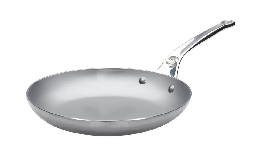 De Buyer Mineral B Pro 24cm omelettpanna i stål med handtag i gjutet rostfritt stål