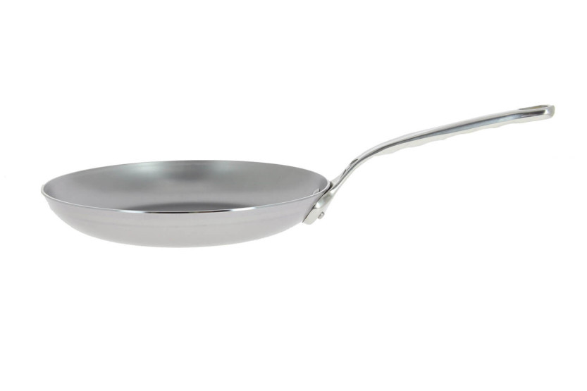 De Buyer Mineral B Pro Omelettpfanne 24cm aus Stahl und Griff aus Edelstahlguss