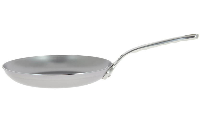 De Buyer Mineral B Pro 28 cm omeletpande i stål med håndtag i støbt rustfrit stål