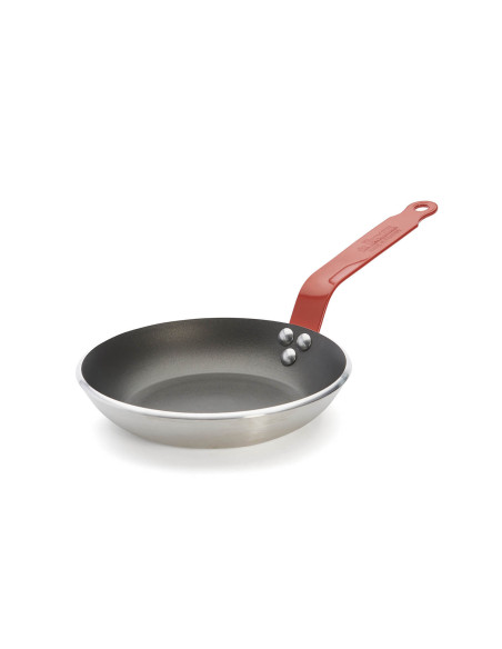 Sartén antiadherente de aluminio rojo De Buyer Choc Resto Inducción