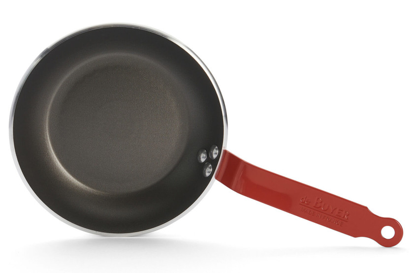 Frigideira antiaderente de alumínio vermelho De Buyer Choc Resto Induction
