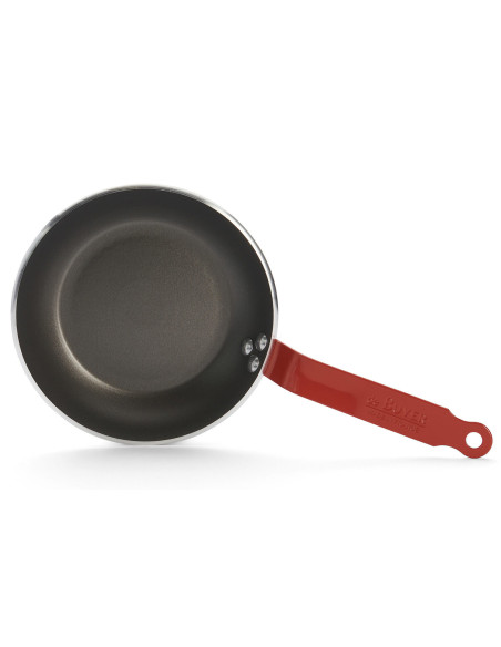 Frigideira antiaderente de alumínio vermelho De Buyer Choc Resto Induction