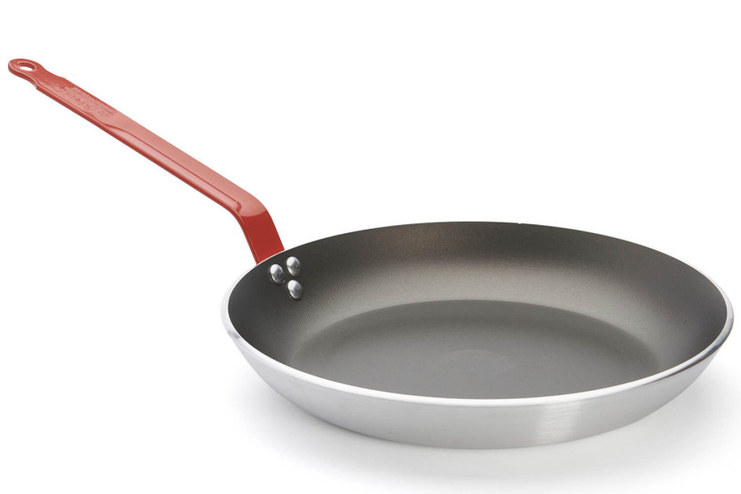 Sartén antiadherente de aluminio rojo De Buyer Choc Resto Inducción