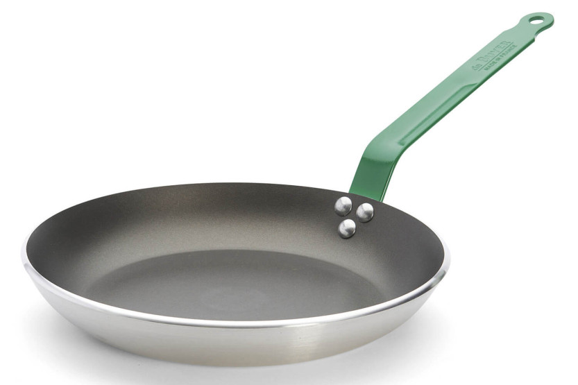 Sartén antiadherente de aluminio verde De Buyer Choc Resto Inducción