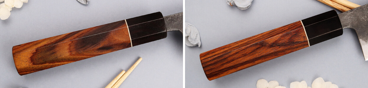 Couteau manche en bois Couteau japonais manche en bois