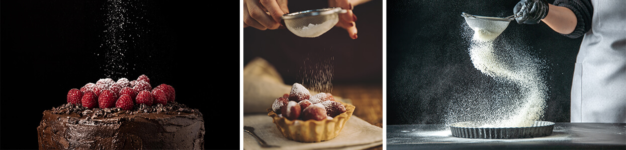 Ustensiles de pâtisserie Saupoudrer avec un tamis