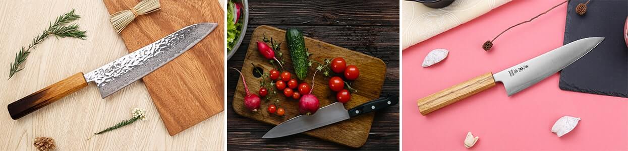 Un couteau de chef ergonomique Couteaux de chef polyvalents