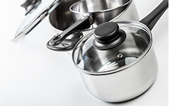 Casseroles inox