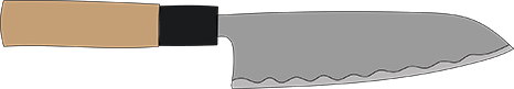 Couteau Santoku