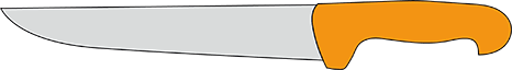 Couteau tranchelard