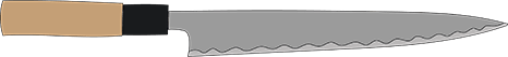 Couteau Yanagiba