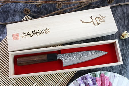 Couteau japonais artisanal Takeshi Saji