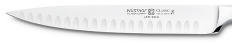 Couteau lame cannel&eacute;e Wushof