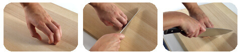 comment decouper avec un couteau de chef Comment couper avec un couteau de chef