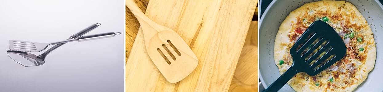 Les différentes spatules de cuisine