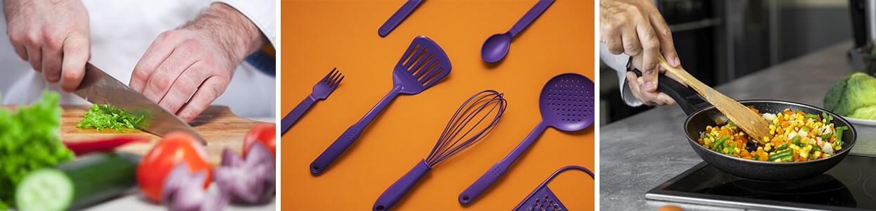 Le matériel pour cuisiner à la maison