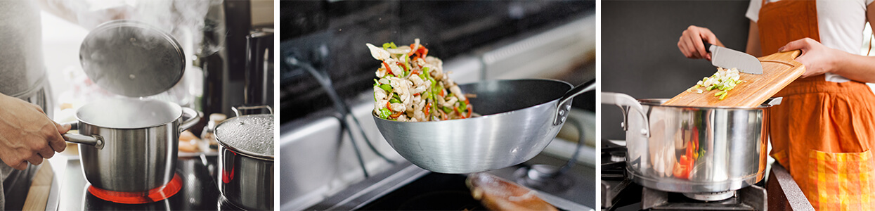 Ustensiles de cuisson en inox Cuisson inox