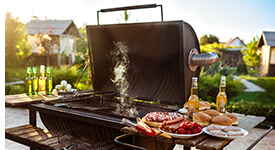 Barbecue à gaz Cuisiner au barbecue à gaz