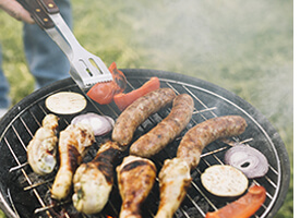 Pince pour le barbecue